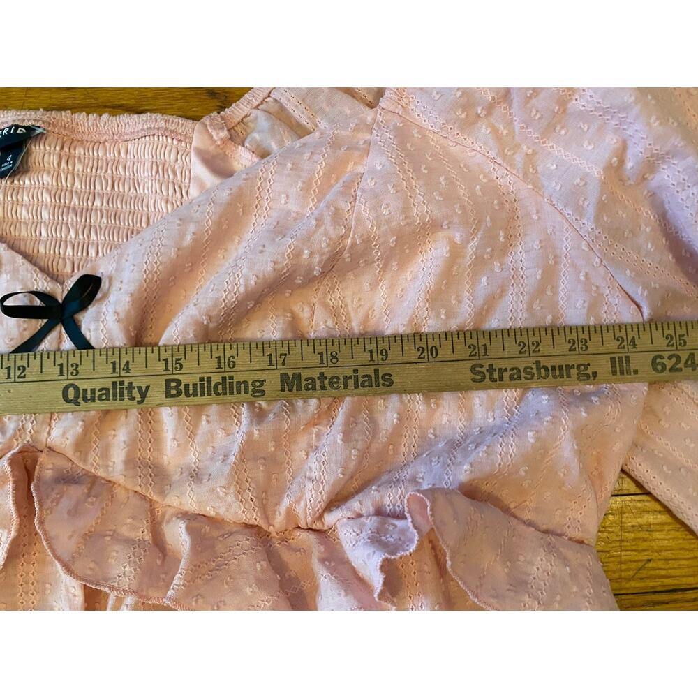 NWT Torrid Blouse Women’s Shirt Plus 4X $60 Peach - Picture 6 of 11
